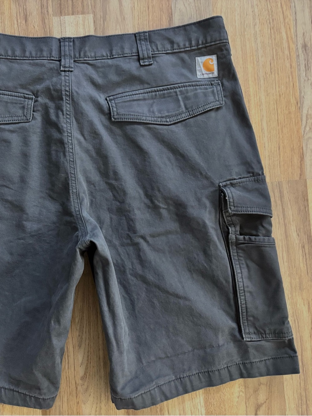 Carhartt Men’s Charcoal Gray Cargo Shorts Relaxed Fit s38